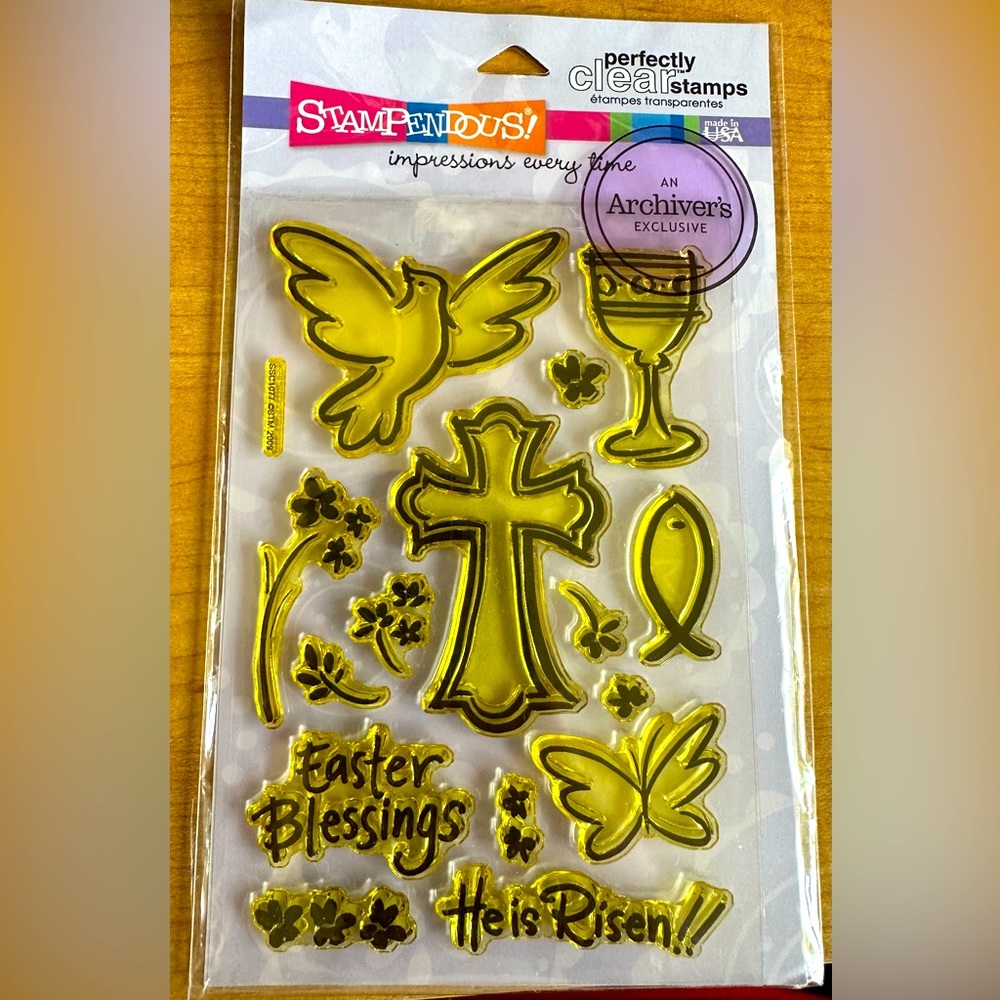 Stampendous! Easter Icons SSC1077 Vintage